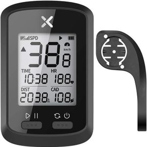 COMPTEUR POUR CYCLE XOSS G + GPS Ordinateur de VéLo avec Support de VéLo, VéLo Sans Fil Bluetooth ANT + Sprint Compteur de Vitesse Cyclisme Traqueur de