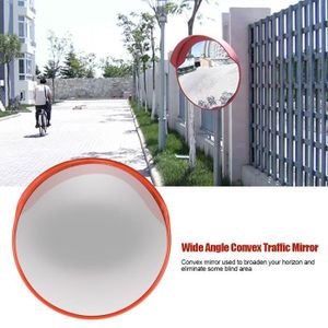 MIROIR DE SÉCURITÉ Miroir de circulation convexe de sécurité routière d'allée de grand angle de 60cm