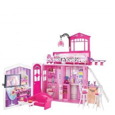 Maison Glamour Barbie mobilier Cdiscount Jeux Jouets