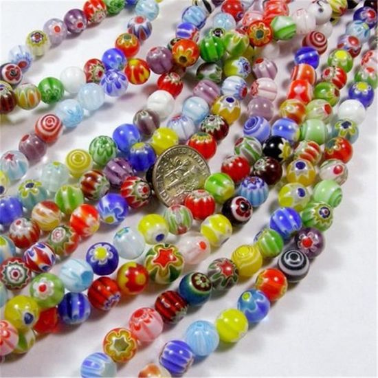 Perles En Cristal à Facettes Classiques Rondes - Choix De Diamètres 4mm, 6mm, 8mm Et 16 Couleurs - Vente En Vrac