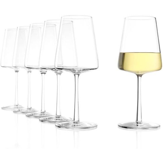 Stölzle Lausitz Verres Long Drink New York Bar Lot de 6, 405 ml – Verres Élégants pour Cocktails, Eau & Jus – Verres en Cristal de Haute Qualité – Résistants aux Chocs