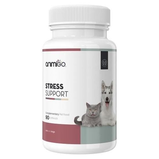 Anti Stress 90 Capsules Soin Calmant Naturel pour Chats et Chiens