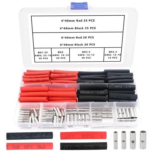NOKDAL100 Pièces Cosses Electriques a Sertir Cosse 10mm2 Embout de