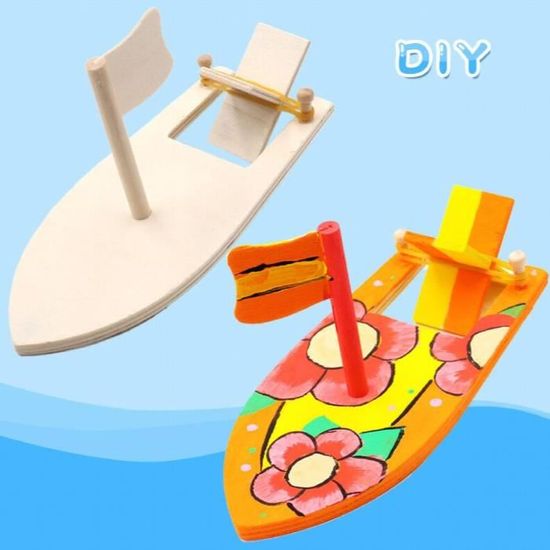 Baker Ross – Lot De 2 Kits Voilier En Bois 3D à Assembler Et Décorer Pour Enfants Dès 5 Ans