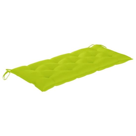 ESTINK Coussin De Banc De Jardin Vert 150 X 50 X 3 Cm 85670 - Jardin