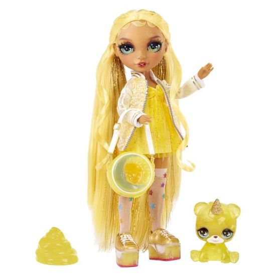 Poupée Rainbow High Littles Daisy Madison - 14cm Articulée Avec Ourson Magique