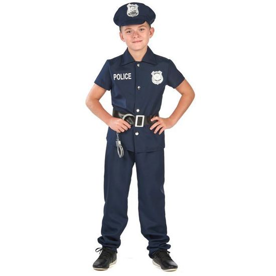 Lunettes Officier de Police Aviateur - Accessoire Déguisement Policier : Accessoires sur