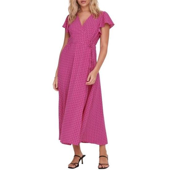 Robe Only Noami Rose pour Femme Rose - Cdiscount Pr??t-?�-Porter