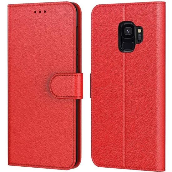 New Teck Coque Samsung Galaxy S9 Pochette Etui Housse S8