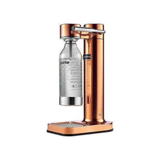 Aarke Carbonator II - Machine à eau pétillante, Acier Inox, Bouteille PET  incluse, compatible avec les cartouches de CO2 60L, Copper - Cdiscount  Electroménager