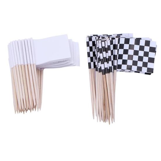 Lot De 100 Étiquettes Alimentaires Vierges 9x6cm - Marqueurs Fromage, Charcuterie, Buffet - Pic Bois, Papier Écriture