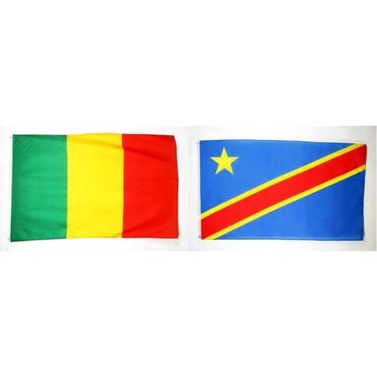 Drapeau République démocratique du Congo - 90 x 150 cm
