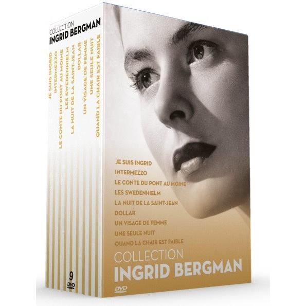Dvd Coffret Collection Ingrid Bergman - 9 Flims