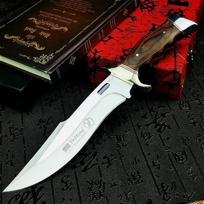 Couteau de Chasse Collection à Lame Fixe Tactique