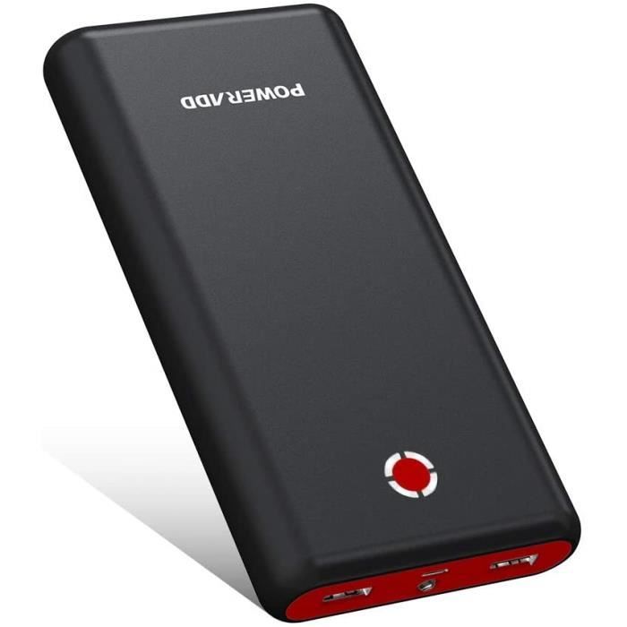 Batterie Externe 20000mAh Pilot X7 Chargeur Portable avec Deux Port de Sortie (3.1A+3.1A) pour iPhone, iPad, Samsung, Huawei, [152]