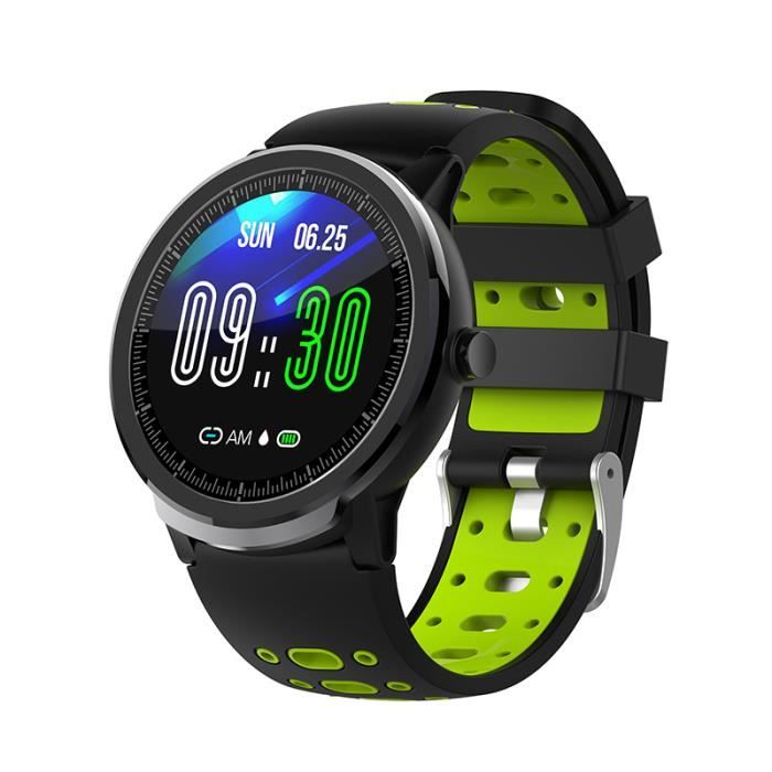 Green Nouveau NORTH EDGE N21 montre intelligente Bluetooth hommes pression artérielle ronde Smartwatch femmes montre étanche IP67 Sp