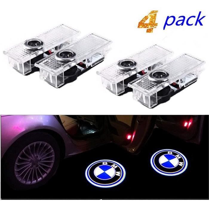 4 Pièces Voiture Porte Lumières LED 3D Voiture Lumière D'entrée D'éclairage Bienvenue Projecteur Lampe Logo Lumière