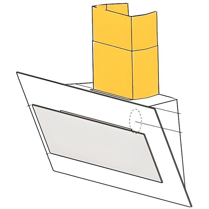 Kit cheminée pour Hotte Elica murale VERTIGO - MINI OM (235-465)