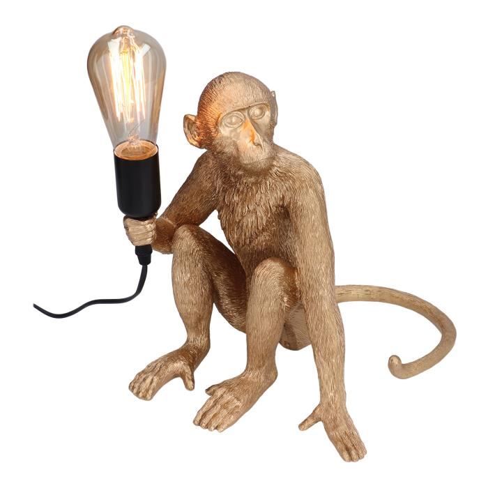 GOTOTOP Lumières de singe Monkey Lights Vivid Facile Remplaçable Pratique Pratique Lampe Décorative Attrayante Pour La Tension De