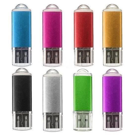 128 Go Couleurs vives USB 2.0 Flash Drive Memory Stick Stockage Cle USB Cadeau Or