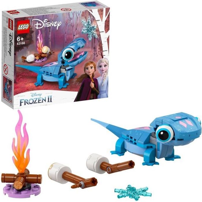LEGO® Disney Princess 43186 Bruni la salamandre, Cadeau Reine des Neiges, Mini-figurine et Jouet pour Enfant de 6 ans et +