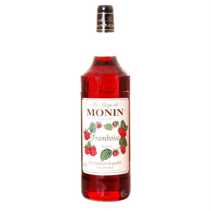 Bouteille de sirop Monin framboise
