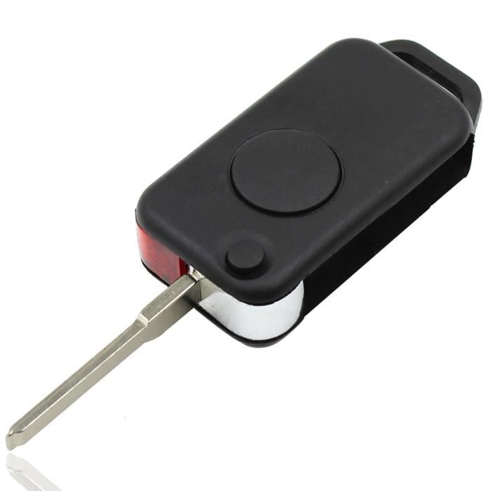 Cle plip pour mercedes benz ml c cl s sl sel e a g w classe 1 bouton lame sans rainures coque telecommande @pro-plip