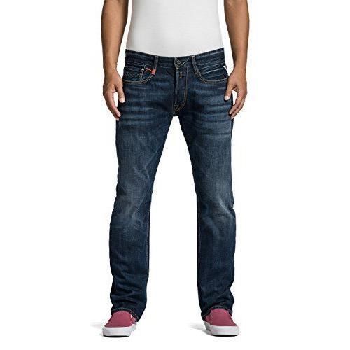 Replay NewBill - Jeans - Droit - Homme - Bleu (Blue Denim 7) - W29/ L32 (Taille fabricant: W29 / L32) - MA955 .000.606 300-7