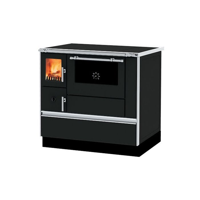 Cuisinière Bois Chauffage seul Sannover 7 kW Gris anthracite
