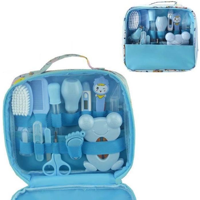 13 Accessoires Trousse de Soin et Santé Complete pour Bébé Essentiel de Toilette