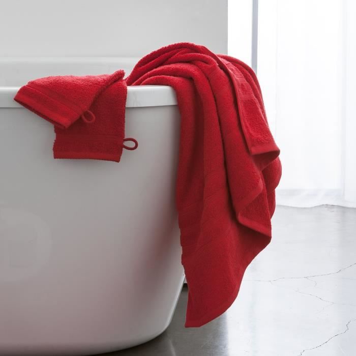 Maxi drap de bain 100% coton 500 gr/m2 90x150cm COCOON-Pomme d'amour