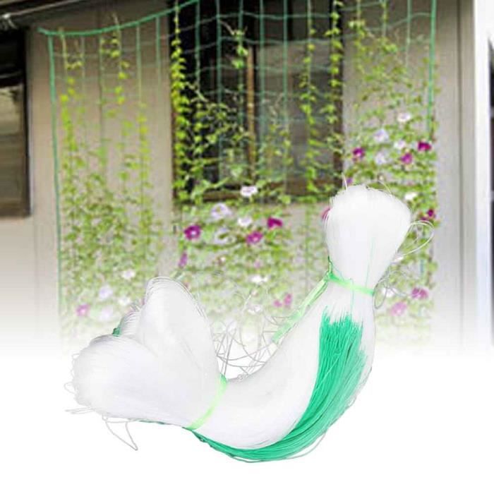 100M Plante Escalade Support Filet Treillis Cultiver Pois Concombre Jardin Plantation Outil(2*100M)Haute Qualité