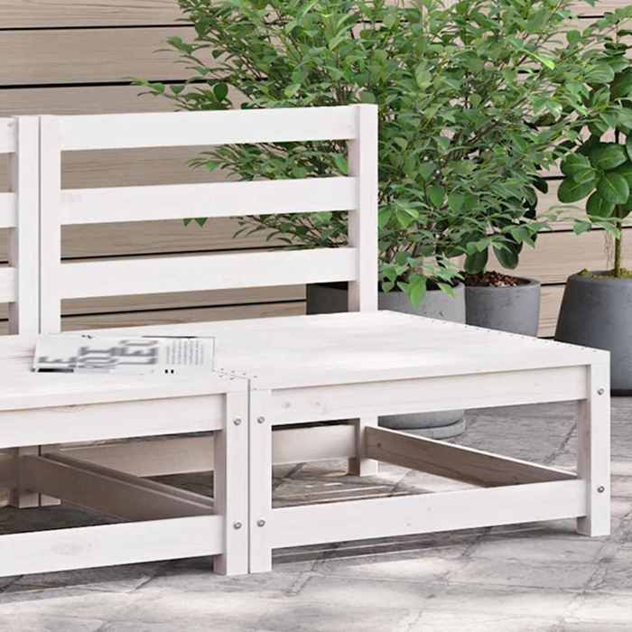 vidaXL Canapé de Jardin sans Accoudoirs Siège avec Dossier Meuble de Terrasse Patio Arrière cour Extérieur 70x70x67 cm 837915