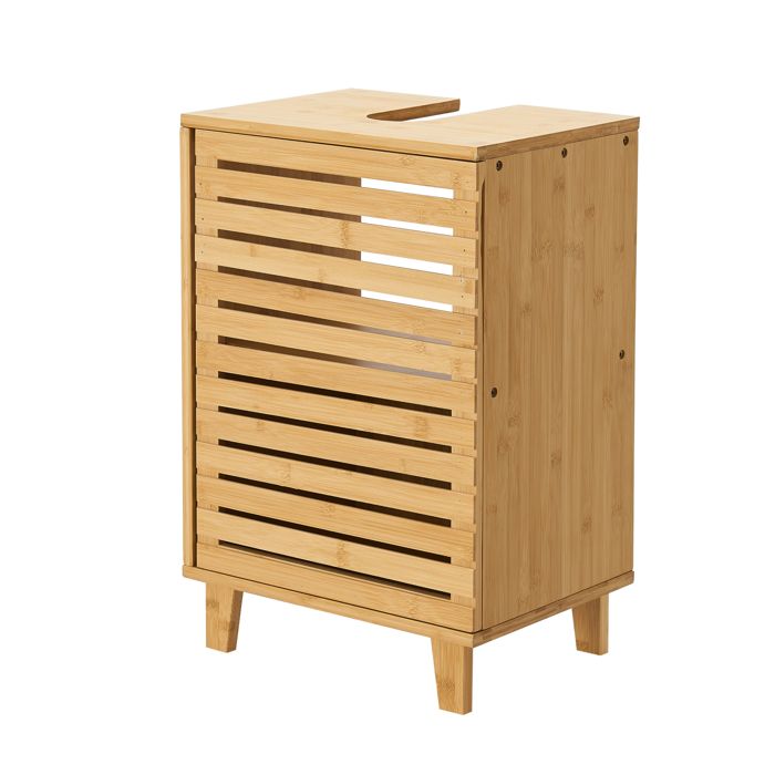 Meuble sous lavabo Iveland bambou 60 x 40 x 30 cm naturel