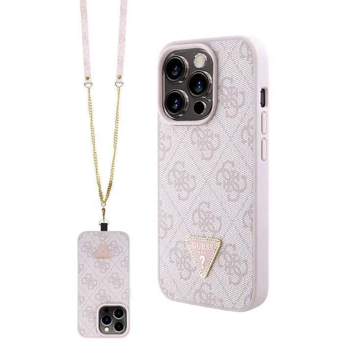 Guess Crossbody 4G Metal Logo Coque iPhone 15 Pro
