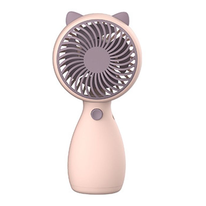 Ventilateur portable - YNKKVRE - Rechargeable - Rose - Petit et léger - 60 dB - Ynkkvre