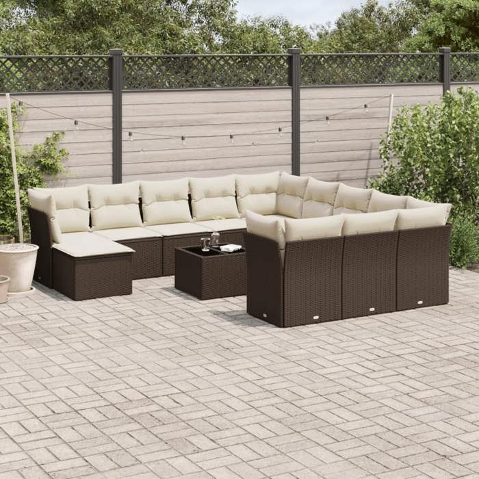 vidaXL Salon Modulaire 13 pcs
