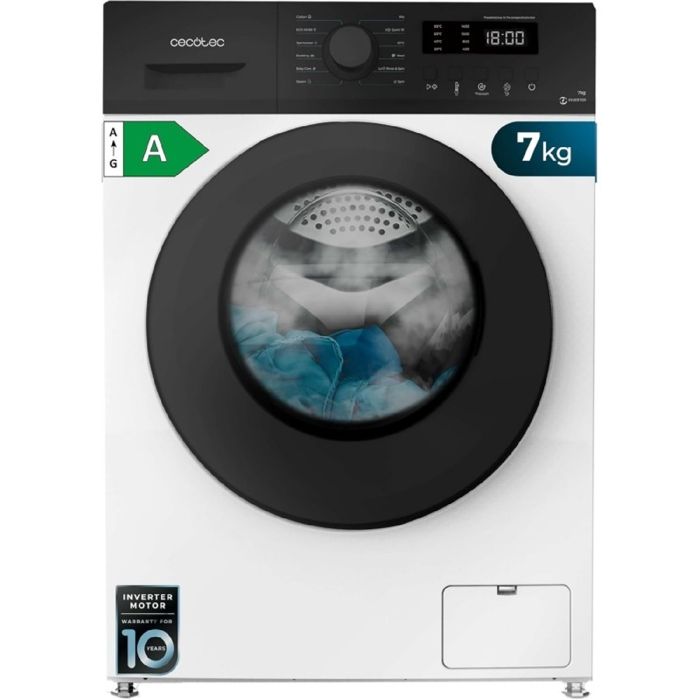 Cecotec Lave-linge à chargement frontal Bolero DressCode 7150 Inverter A - Cecotec