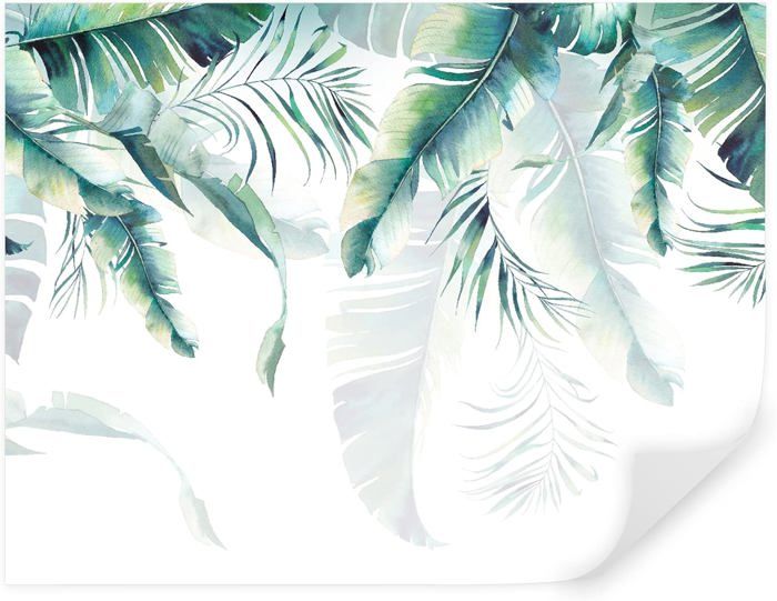 Papier Peint Panoramique Elégant Tropiques 360x250cm Jungle style en ...