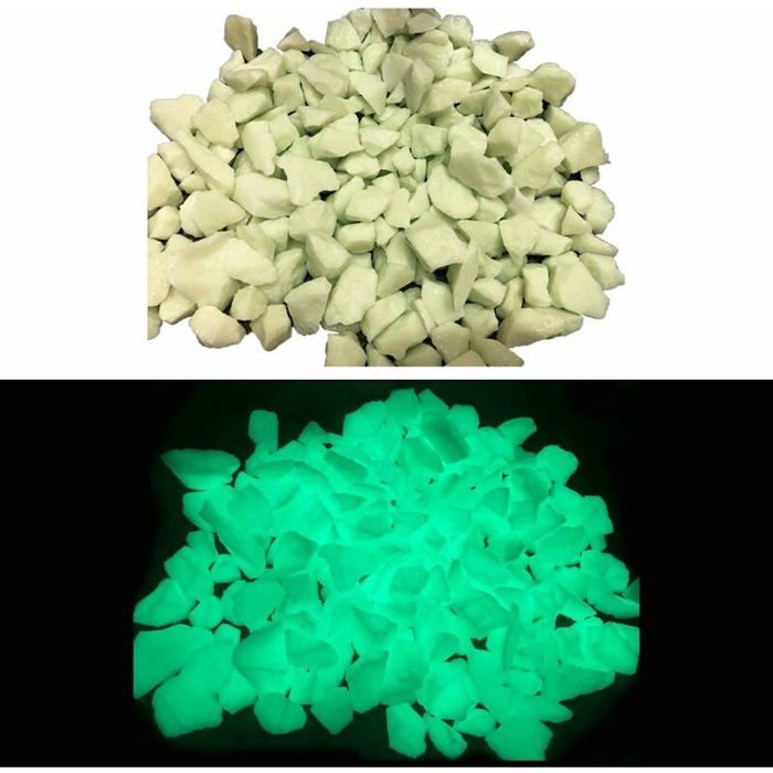 Comparer les prix de 1000g Pierre Lumineuse Galet Dcoratif Phosphorescent pour Intrieur et Extrieur Aquarium Jardin YYV