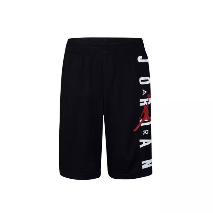 Short Enfant - JORDAN - Logo Noir - Taille 4 ans - Non Imperméable - Garçon - Basket-ball