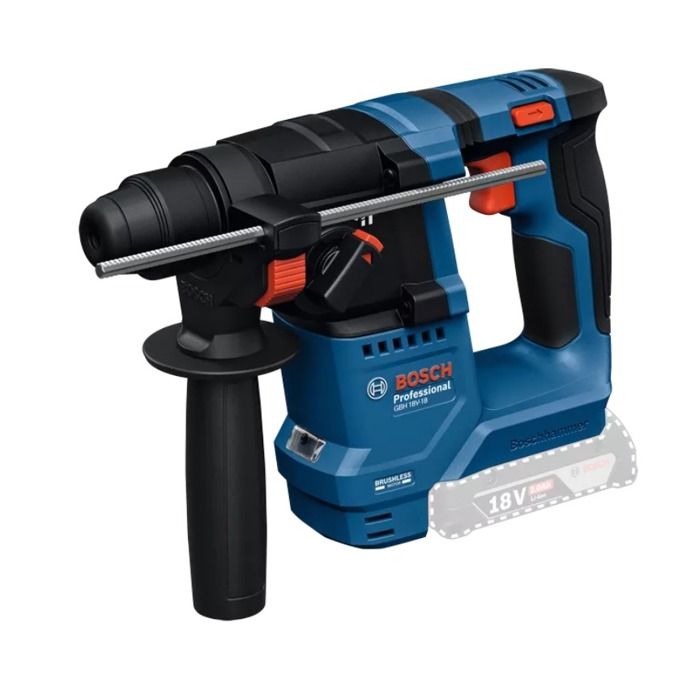 Perforateur GBH 18V 18 Professional SDS Plus avec KickBack Control sans batterie ni chargeur Livré dans Boxx 136 BOSCH 0611927003 - vue 2