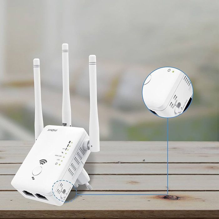 Strong Ripetitore WiFi Dual Band 1200 Mbps Bianco Range Extender - vue 5