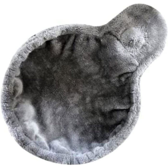 Comparer les prix de Hamac pour Chat en Peluche Doux Adapté Au Cadre descalade pour Chat Bricolage Litière pour Chat avec Installation darbre (Gris)