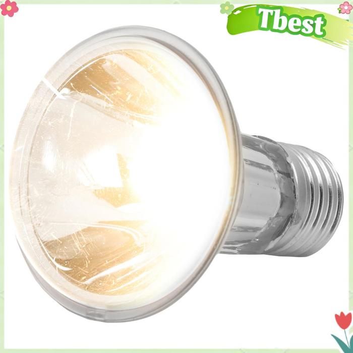 Tbest Lampe pèlerin Lampe Chauffante Pèlerin au Soleil de Reptiles Ampoule de Bronzage Amphibie UBA/UVB pour animalerie chauffage