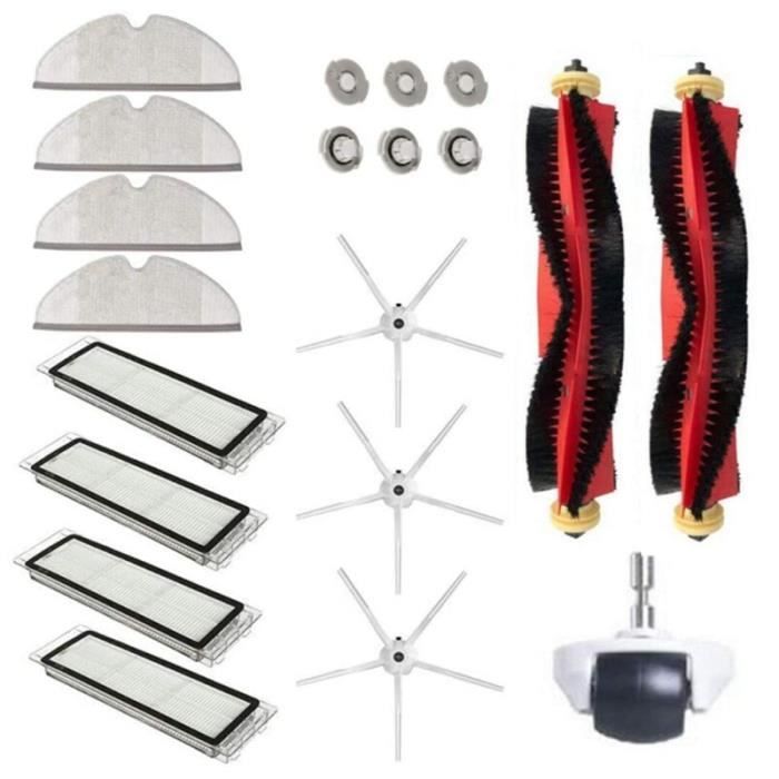 Chuancheng Kit Ricambi Per Xiaomi Roborock S6/S5 Max | Spazzole, Filtri E Mocio