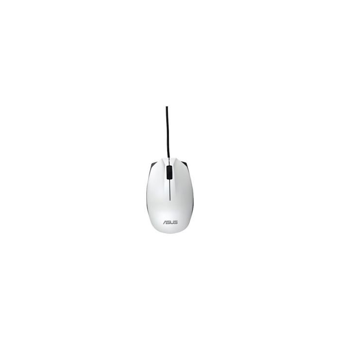 Souris ASUS UT280 - Optique filaire blanc - Molette de défilement - Design ambidextre - 1000 dpi