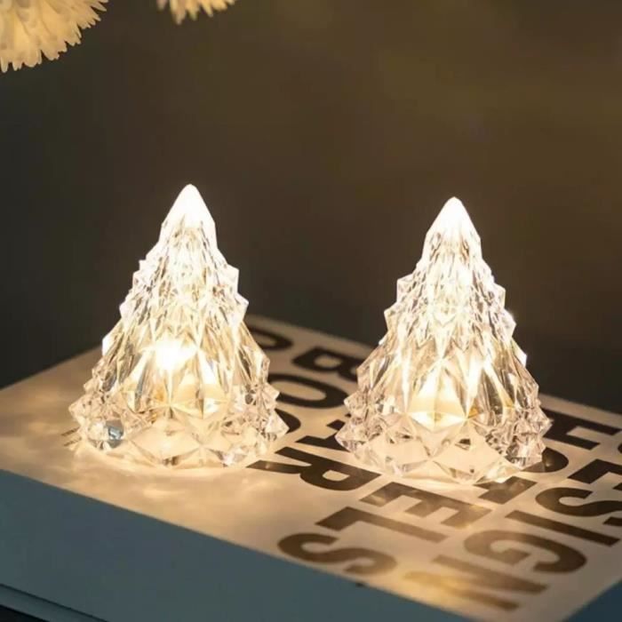 Lampe de table - 2pcs - LED - Jaune - Design contemporain - Ambiance chaleureuse
