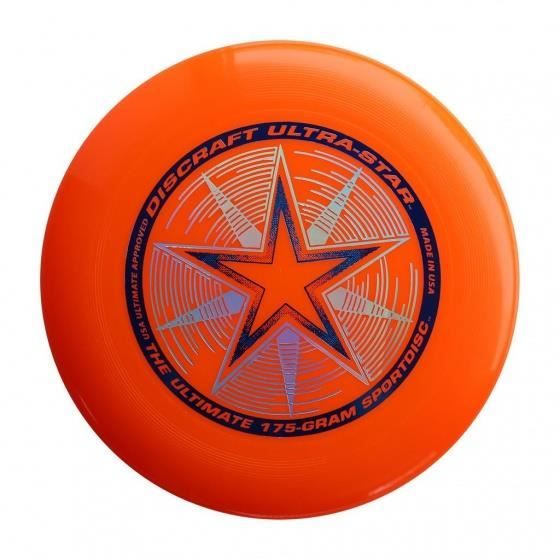 Frisbee Discraft Ultra Star 27,5 cm 175g orange - Mixte - A partir de 12 ans
