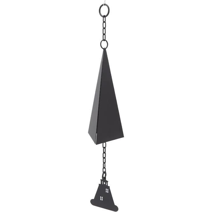Carillon Éolien Triangulaire - Fer Noir Peinture En Aérosol - Décoration de  Jardin - Facile à Accrocher - Cdiscount Jardin